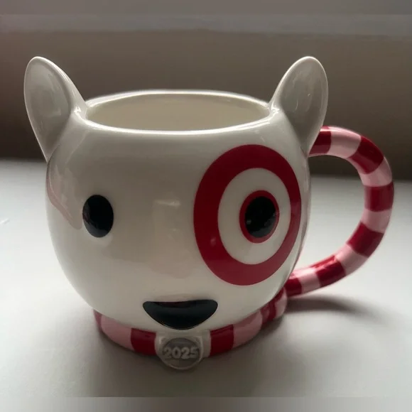 Target Wondershop Christmas Figural
Bullseye With Scarf Coffee Tea Mug Cup
2025 - Picture 4 of 10